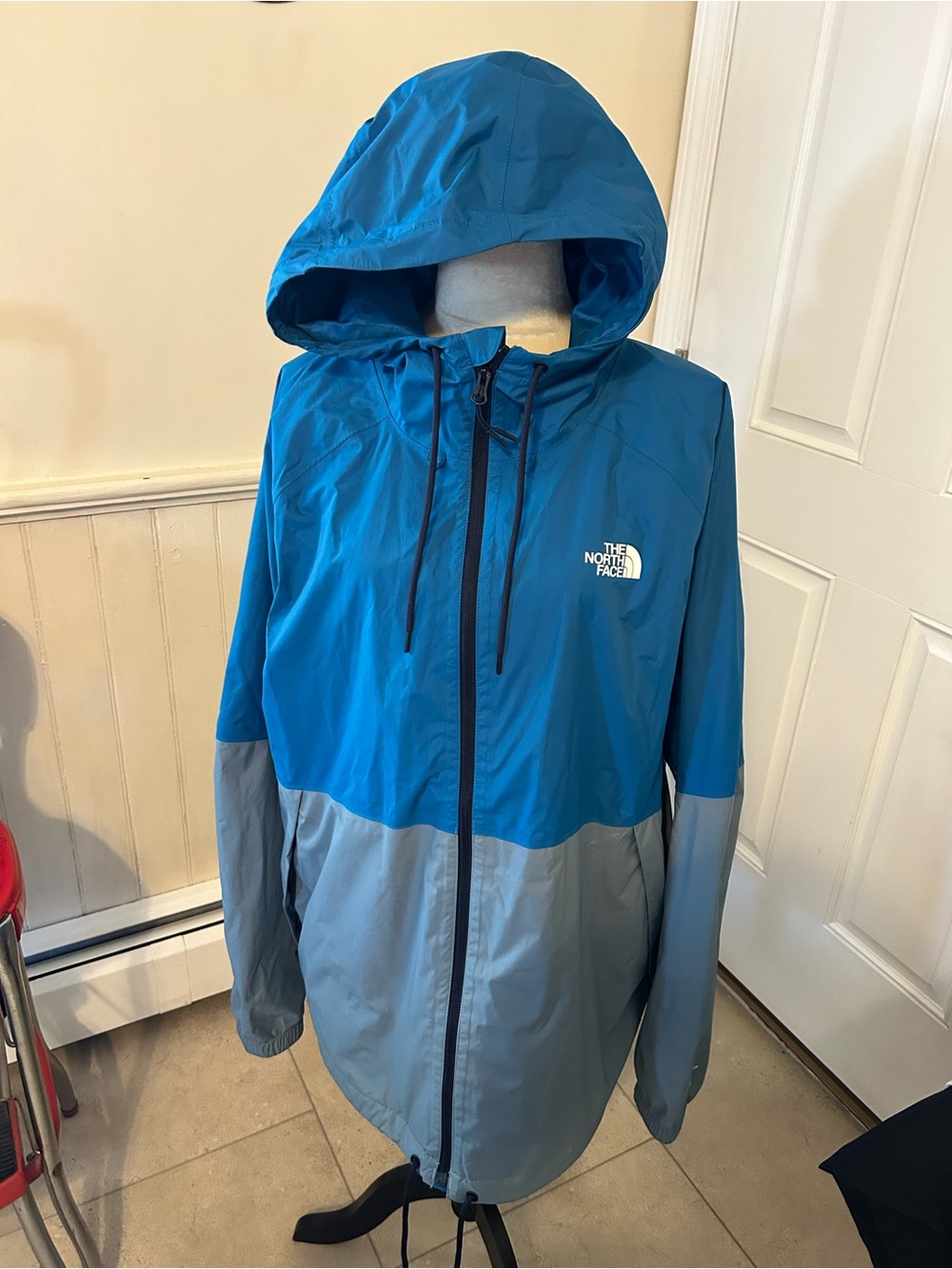 The North Face Men’s XL Antora Rain Hoodie Jacket/Blue-Gray/NWOT